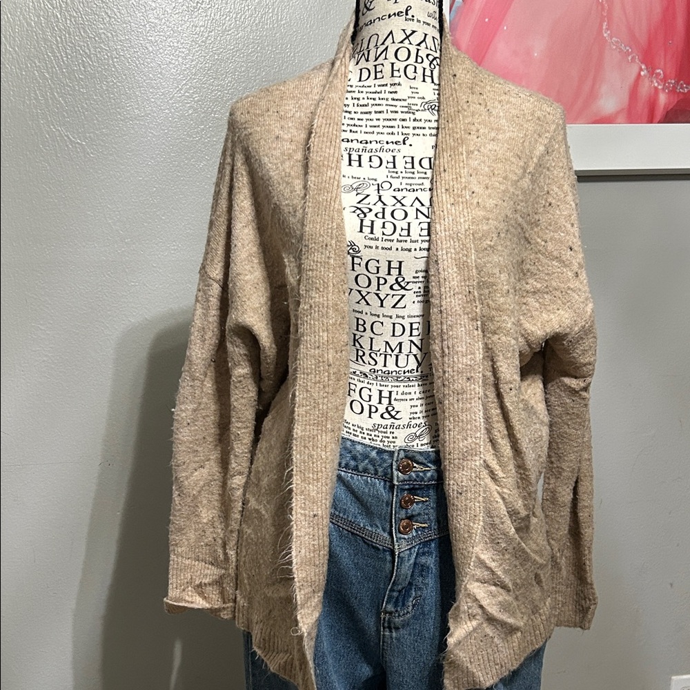 Old Navy Women's Tan Cardigan Sweater